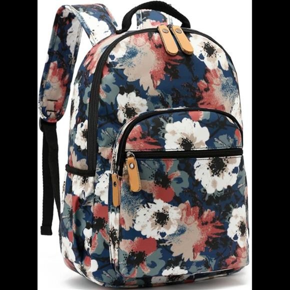 Leaper Water-resistant Floral School Backpack Travel Bag Girls Bookbags Satchel